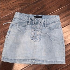 Lace Up Skirt
